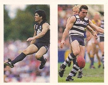 1993 Select AFL Stickers #11 Stephen Kernahan / Mark Bairstow Front